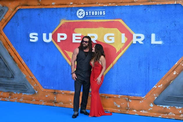 Supergirl fan event at Cineworld Leicester Square Featuring: Jason Momoa and Adria Arjona Where: London, United Kingdom When: 18 Jun 2026 Credit: Nils Jorgensen INSTARimages EDITORIAL USE ONLY. NOT FOR USE BY NEWSPAPERS BASED IN THE UK. Copyright: xx instar55785198