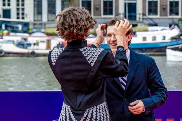 Photocall Spider-Man Brand New Day. Amsterdam, the Netherlands. 17 Jun 2026 Tom Holland and Zendaya Maree Stoermer Coleman during a photocall in Amsterdam to promote the film Spider-Man Brand New Day. Amsterdam The Netherlands  Copyright: xMischaxSchoemakerx