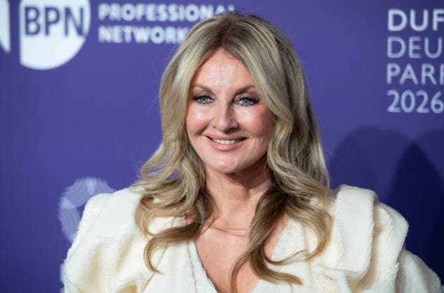 Frauke LUDOWIG, Moderatorin, Roter Teppich, Red Carpet Show, Purple Carpet, Ankunft, arrival, bei den DUFTSTARS 2026 - Deutscher Parfumpreis Verleihung des deutschen Parfumpreises DUFTSTARS durch die Fragrance Foundation am 18.06.2026, Rheinterrassen, Duesseldorf. *** Frauke LUDOWIG, Host, Red Carpet, Red Carpet Show, Purple Carpet, Arrival, at the DUFTSTARS 2026 German Perfume Awards Ceremony for the DUFTSTARS German Perfume Awards hosted by the Fragrance Foundation on June 18, 2026, Rheinterrassen, Düsseldorf,detected_source_language