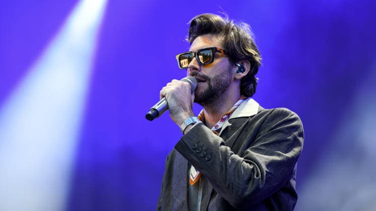 Alvaro Soler - El Camino Tour 2026, Kluturfabrik Cortendorf Concert, Live Music Alvaro Soler - El Camino Tour 2026 18 Jun 2026 Kluturfabrik Cortendorf, Coburg, Germany Image: Alvaro Soler performing in the Kluturfabrik Cortendorf during El Camino Tour. Copyright: xPresseFotoxEvansx
