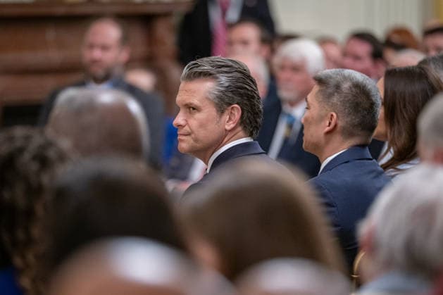 June 18, 2026, Washington, Disitrirct Of Columbia, United States: U.S. Secretary of the Department of War Pete Hegseth attends a Medal of Honor ceremony hosted by President Donald Trump Washington United States - ZUMAk206 20260618_znp_k206_001 Copyright: xMattxKaminskyx