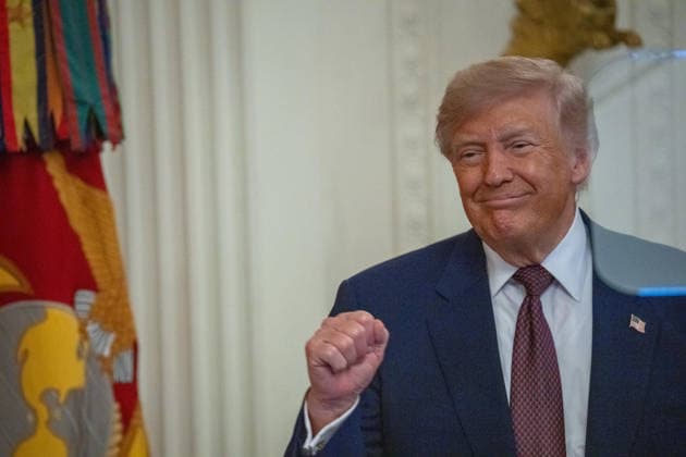 June 16, 2026, Washington, Dc, United States: U.S. President Donald Trump presented three Medal of Honors during a ceremony in the East Room of the White House on June 18, 2026. Washington United States - ZUMAl312 20260616_znp_l312_063 Copyright: xAndrewxLeydenx