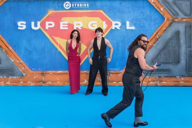 Supergirl UK Sneak Peek Fan Event in London LONDON, UNITED KINGDOM - JUNE 18: Ida Brooke, Nakoa-Wolf Momoa and Jason Momoa attend the Supergirl UK Sneak Peek Fan Event at Cineworld Leicester Square in London, United Kingdom on June 18, 2026. Wiktor Szymanowicz Anadolu London United Kingdom. Editorial use only. Please get in touch for any other usage.  Copyright: x2026xAnadoluxWiktorxSzymanowiczx