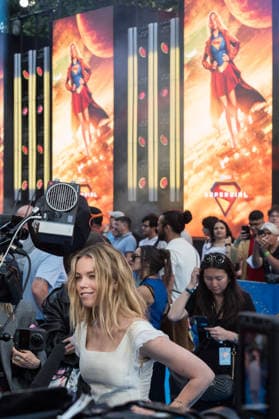 Supergirl UK Sneak Peek Fan Event in London LONDON, UNITED KINGDOM - JUNE 18: Milly Alcock gives an interview to the media as she attends the Supergirl UK Sneak Peek Fan Event at Cineworld Leicester Square in London, United Kingdom on June 18, 2026. Wiktor Szymanowicz Anadolu London United Kingdom. Editorial use only. Please get in touch for any other usage.  Copyright: x2026xAnadoluxWiktorxSzymanowiczx