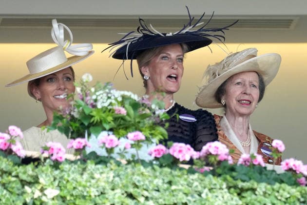 Royal Ascot Day Three Zara Tindall, Sophie, Duchess of Edinburgh, and Princess Anne attend Day Three of Royal Ascot, at Ascot Racecourse, Ascot, Berkshire, UK, on the 18th June 2026. Picture by James Whatling Ascot Ascot Racecourse Berkshire United Kingdom  WHA-0829