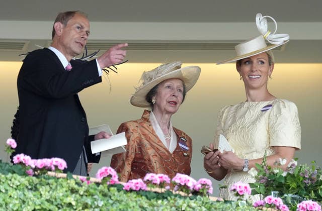 Royal Ascot Day Three Prince Edward, Duke of Edinburgh, Sophie, Duchess of Edinburgh, Princess Anne and Zara Tindall attend Day Three of Royal Ascot, at Ascot Racecourse, Ascot, Berkshire, UK, on the 18th June 2026. Picture by James Whatling Ascot Ascot Racecourse Berkshire United Kingdom  WHA-0829