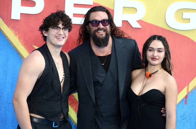 June 18, 2026, London, United Kingdom: Nakoa-Wolf Momoa, Jason Momoa and Lola Iolani Momoa attend the Supergirl UK Sneak Peak Event at Cineworld Leicester Square. London United Kingdom - ZUMAs197 20260618_aaa_s197_167 Copyright: xFredxDuvalx