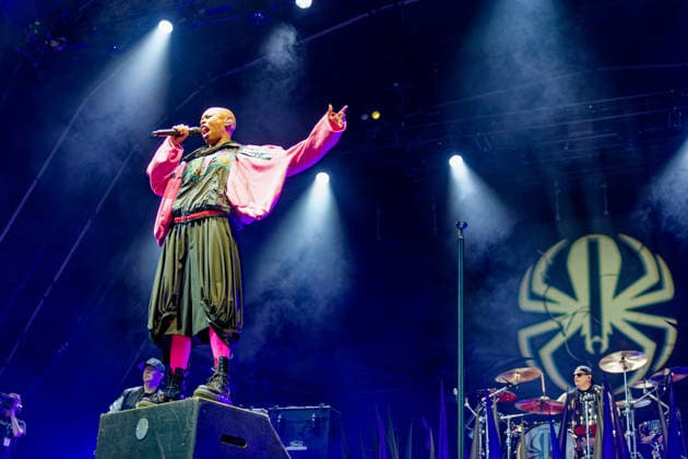 June 18, 2026, Northwich, United Kingdom: Alt Rock Band Skunk Anansie performing at Delamere Forest, Cheshire UK as part of the annual Forest Live summer concert series, Northwich United Kingdom  - ZUMAp211 20260618_aap_p211_030 Copyright: xAndyxVonxPipx