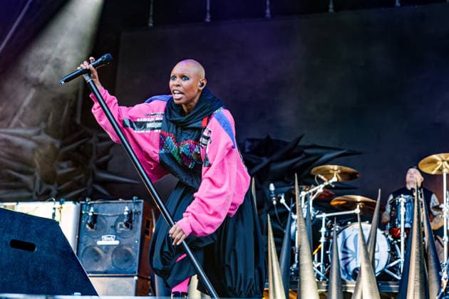 June 18, 2026, Northwich, United Kingdom: SKIN - lead vocalist of Alt Rock Band Skunk Anansie performing at Delamere Forest, Cheshire UK as part of the annual Forest Live summer concert series, Northwich United Kingdom  - ZUMAp211 20260618_aap_p211_036 Copyright: xAndyxVonxPipx