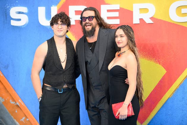 Supergirl UK Sneak Peak Fan Event Arrivals at Cineworld, Leicester Square, London, UK - 18 June 2026 (L-R) - Nakoa-Wolf Momoa, Jason Momoa and Lola Iolani Momoa attends the Supergirl UK Sneak Peak Fan Event at Cineworld, Leicester Square in London, England, UK on Thursday 18 June 2026., Credit:Justin Ng Avalon UK, England, London, Cineworld, Leicester Square  Copyright: xJustinxNgx xAvalonx 1111139419