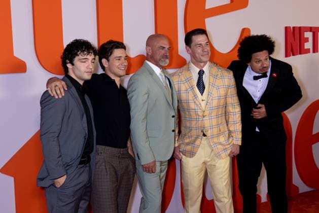 Bryce Gheisar, Pilot Bunch, Christopher Meloni, John Cena, Eric Andre at arrivals for LITTLE BROTHER Premiere, The Plaza Hotel, New York, NY, June 18, 2026. Photo By: Ryan Billings Everett Collection LITTLE BROTHER Premiere PUBLICATIONXNOTxINxCANxCHNxFRAxITAxJPNxNORxPOLxRUSxESPxUKxUSA