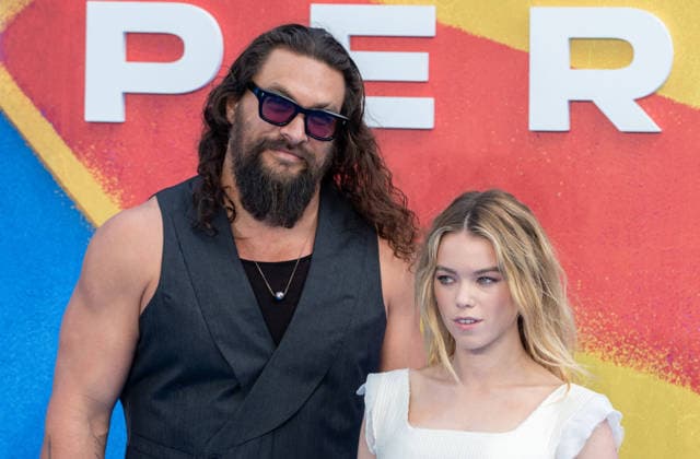 Jason Momoa and Milly Alcock attends Supergirl UK Sneak Peak Fan Event at Cineworld Leicester Square in London, England. UK. Thursday 18th June 2026. Copyright: xJamesxWarrenx ae7n1631