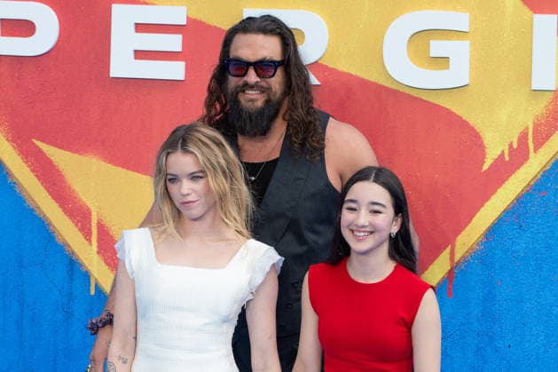 Jason Momoa, Milly Alcock and Eve Ridley attends Supergirl UK Sneak Peak Fan Event at Cineworld Leicester Square in London, England. UK. Thursday 18th June 2026. Copyright: xJamesxWarrenx ae7n1637