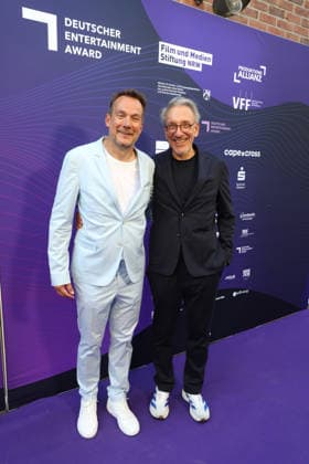 Rolf Hellgardt and Axel Kuehn attend the German Entertainment Award ceremony on June 18, 2026, in Cologne, Germany Deutscher Entertainment Award in Cologne, Germany *** Rolf Hellgardt and Axel Kuehn attend the German Entertainment Award ceremony on June 18, 2026, in Cologne, Germany German Entertainment Award in Cologne, Germany,detected_source_language