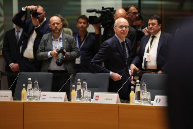June 19, 2026, Brussels, Belgium, European Union: LUC FRIEDEN, Prime Minister of Luxembourg, meets on the second and final day of the two-day European Council summit in Brussels, as EU Member States gather at a pivotal moment for negotiations on economic, financial and security priorities amid an increasingly complex geopolitical landscape. Brussels European Union - ZUMAo116 20260619_znp_o116_007 Copyright: xBiancaxOterox