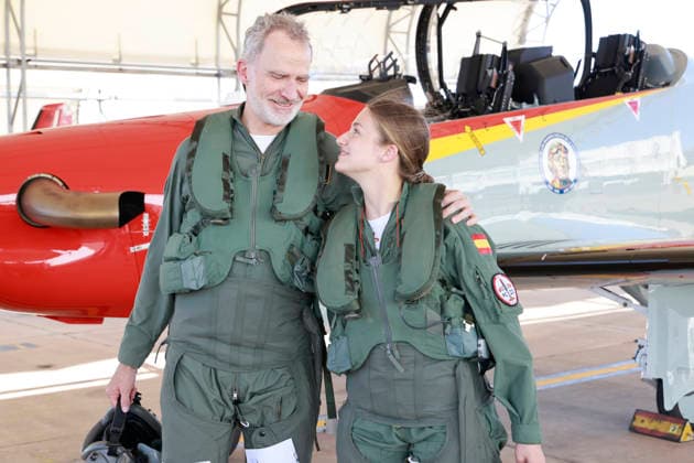 Princess Leonors training flight with her father, Felipe VI, at the General Academy of Air and Space Princess Leonors training flight with her father, Felipe VI, at the General Academy of Air and Space, on June 18, 2026, in San Javier, Murcia ARMED FORCES PRINCESS LEONOR FELIPE VI AIRPLANE FLIGHT JUNE 19, 2026 Office of His Majesty the King June 19, 2026 San Javier, Murcia San Javier, Murcia Spain,detected_source_language  Copyright: xCasaxdexS.M.xelxReyx 7607918