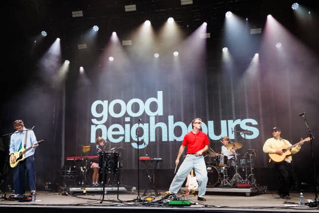 Good Neighbours live at OverOslo 2026 Oslo, Norway. 17th, June 2026. The British band Good Neighbours performs a live concert during the Norwegian music festival OverOslo 2026 in Oslo. Here singer and musician Oli Fox is seen live on stage. Norway, Oslo  Copyright: xGonzalesxPhoto KetilxMartinsenx