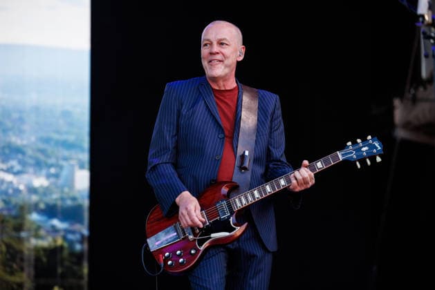 deLillos live at OverOslo 2026 Oslo, Norway. 18th, June 2026. The Norwegian rock band deLillos performs a live concert during the Norwegian music festival OverOslo 2026 in Oslo. Here guitarist Lars Lundevall is seen live on stage. Norway, Oslo  Copyright: xGonzalesxPhoto KetilxMartinsenx