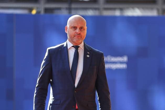 Brüssel, Belgien, 19.06.2026: Europa-Gebäude: EU-Gipfel: Andris Kulbergs, Ministerpräsident von Lettland *** Brussels, Belgium, June 19, 2026, Europa Building, EU Summit, Andris Kulbergs, Prime Minister of Latvia,detected_source_language Copyright: xdtsxNachrichtenagenturx dts_124036