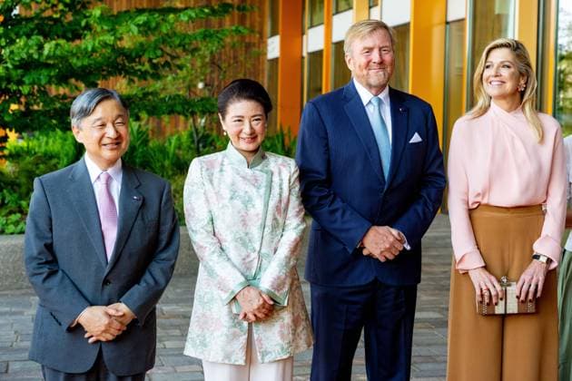 UTRECHT, The Netherlands, 2026-06-19 10:31:50 UTRECHT, 19-06-2026, Princess Maxima Center At the invitation of King Willem-Alexander and Queen Maxima, Emperor Naruhito of Japan is paying a state visit to the Netherlands. Emperor Naruhito is accompanied by Her Majesty Empress Masako. The state visit is a confirmation of the close and historic relationship between Japan and the Netherlands. The countries share 426 years of bilateral relations. PHOTO: NLBeeld POOL Mischa Schoemaker In the photo: Emperor Naruhito and Empress Masako. King Willem-Alexander and Queen Maxima visit the Princess Maxima Center for Pediatric Oncology in Utrecht. After a welcome by children, their parents, and hospital staff, the group visits the research wing. Cr  Copyright: xx x