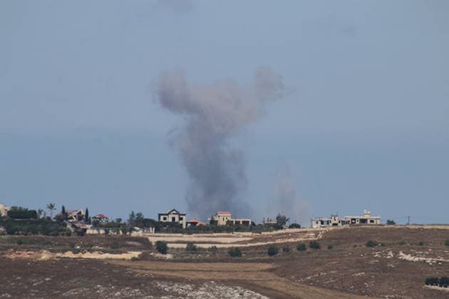 Israel continues strikes on southern Lebanon despite U.S.-Iran agreement NABATIEH, LEBANON - JUNE 19: Smoke rises from the town of Kfar Tebnit and the Ali al-Tahir hill area in the Nabatieh Governorate of southern Lebanon following Israeli airstrikes on June 19, 2026. The attacks were carried out despite the U.S.-Iran agreement. Ramiz Dallah Anadolu Nabatieh Lebanon. Editorial use only. Please get in touch for any other usage.  Copyright: x2026xAnadoluxRamizxDallahx