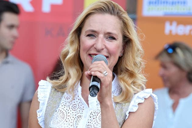 ORF Wenn die Musi spielt . Sängerin Stefanie Hertel während Proben zum Musik Open Air Wenn die Musi spielt am 19.06.2026 in Bad Kleinkirchheim. 20260619SBK0015 *** ORF Wenn die Musi spielt