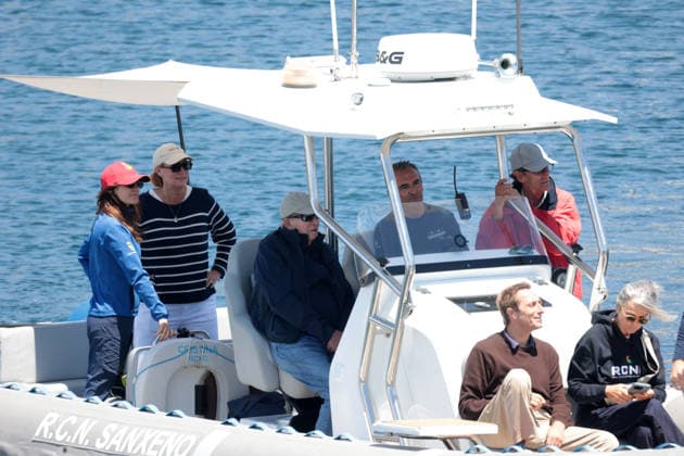 King Juan Carlos enjoys a day on the high seas with his family  Copyright: xJosÃ xRamonxHernandox 7609079