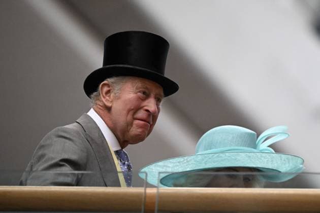 Royal Ascot 2026 BERKSHIRE, UNITED KINGDOM - JUNE 19: King Charles III and Queen Camilla attend the fourth day of the traditional Royal Ascot horse racing event, which has been held since 1711, in Berkshire, United Kingdom on June 19, 2026. Rasid Necati Aslim Anadolu Berkshire United Kingdom. Editorial use only. Please get in touch for any other usage.  Copyright: x2026xAnadoluxRasidxNecatixAslimx