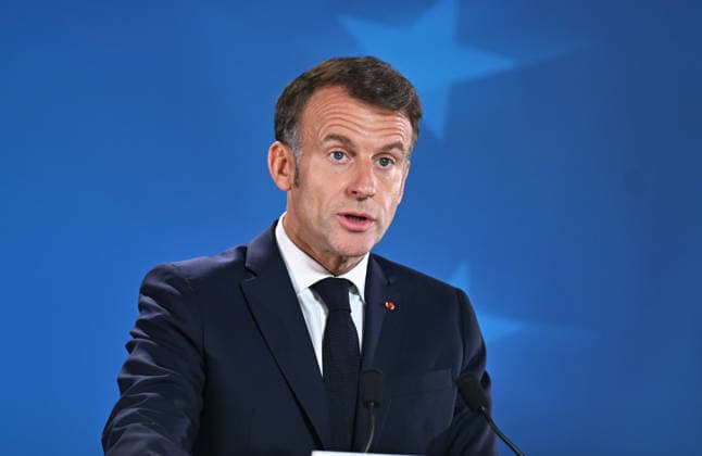 French President Emmanuel Macron BRUSSELS, BELGIUM - JUNE 19: French President Emmanuel Macron held a press conference following the European Union (EU) Leaders Summit in Brussels, Belgium on June 19, 2026. Dursun Aydemir Anadolu Brussels Belgium. Editorial use only. Please get in touch for any other usage.  Copyright: x2026xAnadoluxDursunxAydemirx