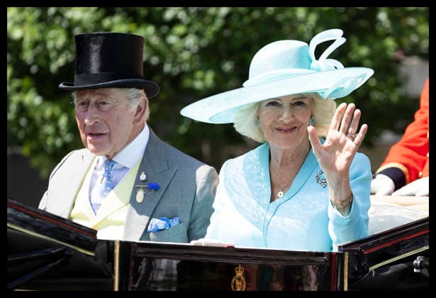 . 19 06 2026. London, United Kingdom. King Charles III and Queen Camilla arriving on day four of Royal Ascot, United Kingdom.  xStephenxLockx xi-Imagesx IIM-26840-0062