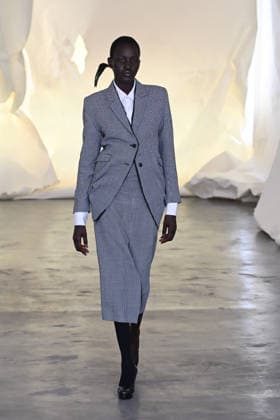 IPA85857178 - Milan, Milan Men™s Fashion Week Spring Summer 2027 - Men™s Fashion, Spring Summer 2027 - Martin Qad fashion show - pictured on the runway: Model  Copyright: xSimonaxChiocciax xSimonaxChiocciax 85857178
