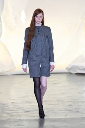 IPA85857214 - Milan, Milan Men™s Fashion Week Spring Summer 2027 - Men™s Fashion, Spring Summer 2027 - Martin Qad fashion show - pictured on the runway: Model  Copyright: xSimonaxChiocciax xSimonaxChiocciax 85857214