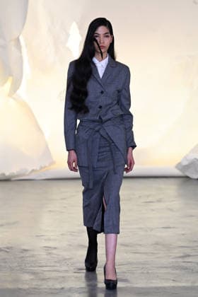 IPA85857219 - Milan, Milan Men™s Fashion Week Spring Summer 2027 - Men™s Fashion, Spring Summer 2027 - Martin Qad fashion show - pictured on the runway: Model  Copyright: xSimonaxChiocciax xSimonaxChiocciax 85857219