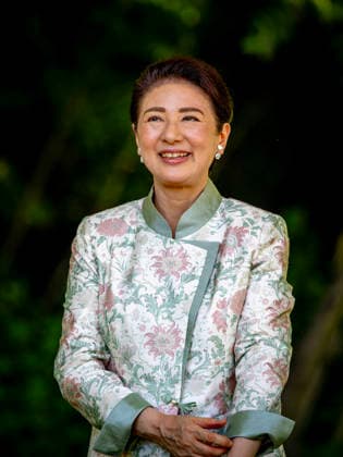19-06-2026 Amsterdam Empress Masako planting a cherry tree in the Blossom Park in the Amsterdam Forest on the 3rd and last day of the 3 day statevisit to the Netherlands. Â  Copyright: xPPEx