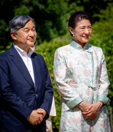 19-06-2026 Amsterdam Emperor Naruhito of Japan and Empress Masako planting a cherry tree in the Blossom Park in the Amsterdam Forest on the 3rd and last day of the 3 day statevisit to the Netherlands. Â  Copyright: xPPEx