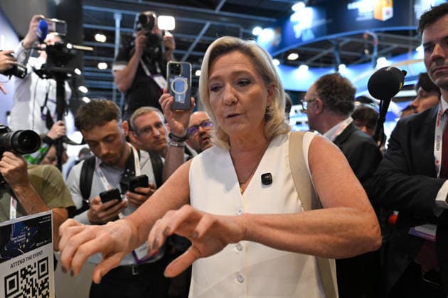 Marine Le Pen visits VivaTech in Paris FA MP President of the National Rassemblement group at the French National Assembly Marine Le Pen visits the VivaTech event in Paris on June 19, 2026. Photo by Firas Abdullah ABACAPRESS.COM Paris Ile-de-France France  Copyright: xAbdullahxFiras ABACAx