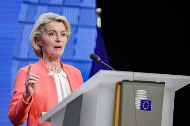June 19, 2026, Brussels, Belgium, European Union: URSULA VON DER LEYEN, President of the European Commission speaks during a press conference following the final day of the European Council summit in Brussels, highlighting progress on the EUÃ¢â‚¬â ¢s next long-term budget, competitiveness, UkraineÃ¢â‚¬â ¢s accession process and continued unity among Member States. Brussels European Union - ZUMAo116 20260619_znp_o116_115 Copyright: xBiancaxOterox