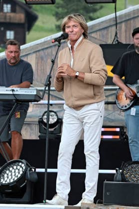 ORF Wenn die Musi spielt . Sänger Hansi Hinterseer während Proben zum Musik Open Air Wenn die Musi spielt am 19.06.2026 in Bad Kleinkirchheim. 20260619SBK0110 *** ORF Wenn die Musi spielt