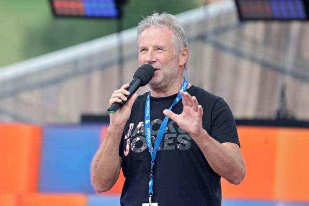 ORF Wenn die Musi spielt . Sänger Gottfried Würcher ( Nockis ) während Proben zum Musik Open Air Wenn die Musi spielt am 19.06.2026 in Bad Kleinkirchheim. 20260619SBK0117 *** ORF Wenn die Musi spielt Singer Gottfried Würcher Nockis during rehearsals for the Wenn die Musi spielt open-air concert on June 19, 2026, in Bad Kleinkirchheim 20260619SBK0117,detected_source_language