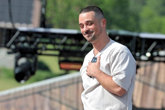 ORF Wenn die Musi spielt . Sänger Pietro Basile während Proben zum Musik Open Air Wenn die Musi spielt am 19.06.2026 in Bad Kleinkirchheim. 20260619SBK0123 *** ORF Wenn die Musi spielt