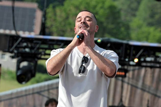 ORF Wenn die Musi spielt . Sänger Pietro Basile während Proben zum Musik Open Air Wenn die Musi spielt am 19.06.2026 in Bad Kleinkirchheim. 20260619SBK0124 *** ORF Wenn die Musi spielt