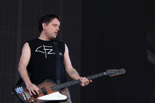 June 19, 2026, Newport, United Kingdom: Mark Hamilton bass and synth player with Northern Irish rock band Ash, performing live on stage at the Isle of Wight. The current line up consists of Tim Wheeler lead vocals, guitar, keyboard..Mark Hamilton bass synth and Rick McMurray drum, percussion Newport United Kingdom  - ZUMAs197 20260619_aab_s197_016 Copyright: xDawnxFletcher-Parkx