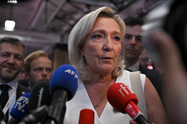 Marine Le Pen visits VivaTech in Paris FA MP President of the National Rassemblement group at the French National Assembly Marine Le Pen visits the VivaTech event in Paris on June 19, 2026. Photo by Firas Abdullah ABACAPRESS.COM Paris Ile-de-France France  Copyright: xAbdullahxFiras ABACAx