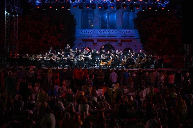 Zagreb Classic The Zagreb Philharmonic Orchestra performs during Zagreb Classic Music Festival at King Tomislav Square in Zagreb, Croatia on June 19, 2026.  NevaxZganec PIXSELL
