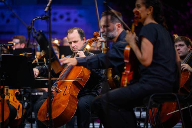 Zagreb Classic The Zagreb Philharmonic Orchestra performs during Zagreb Classic Music Festival at King Tomislav Square in Zagreb, Croatia on June 19, 2026.  NevaxZganec PIXSELL