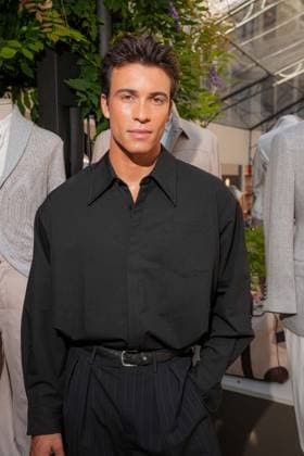 IPA85865472 - Milan, Milan Men™s Fashion Week Spring Summer 2027 - Men™s Fashion, Spring Summer 2027 - Brunello Cuccinelli Show - Arrivals In the photo: Guest  Copyright: xRiccardoxGIordanox xRiccardoxGiordanox 85865472