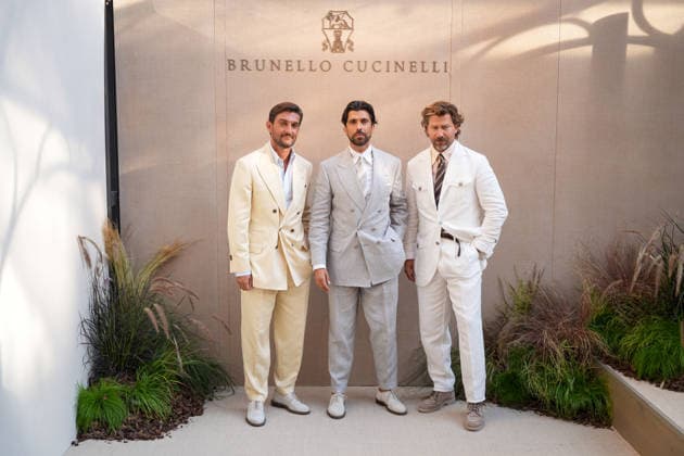 IPA85865915 - Milan, Milan Men™s Fashion Week Spring Summer 2027 - Men™s Fashion, Spring Summer 2027 - Brunello Cuccinelli Show - Arrivals In the photo: Guest  Copyright: xRiccardoxGIordanox xRiccardoxGiordanox 85865915