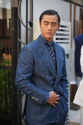 IPA85866377 - Milan, Milan Men™s Fashion Week Spring Summer 2027 - Men™s Fashion, Spring Summer 2027 - Brunello Cuccinelli™s presentation - pictured: Model  Copyright: xRiccardoxGIordanox xRiccardoxGiordanox 85866377
