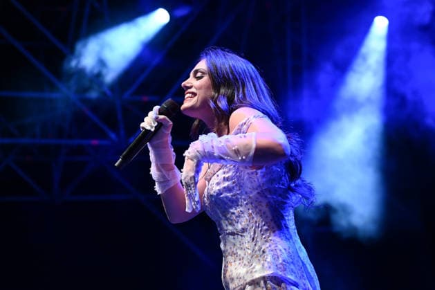 Music Concert - Amiche del Roma Pride Margherita Vicario during the concert Amiche del Roma Pride, at the Atlantico, on June 19, 2026 in Rome, Italy. Rome Atlantico Italy Copyright: xDomenicoxCippitellix xLiveMediax LPM_2528159
