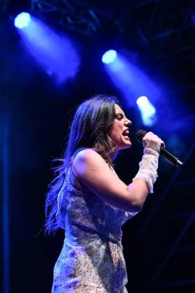 Music Concert - Amiche del Roma Pride Margherita Vicario during the concert Amiche del Roma Pride, at the Atlantico, on June 19, 2026 in Rome, Italy. Rome Atlantico Italy Copyright: xDomenicoxCippitellix xLiveMediax LPM_2528160